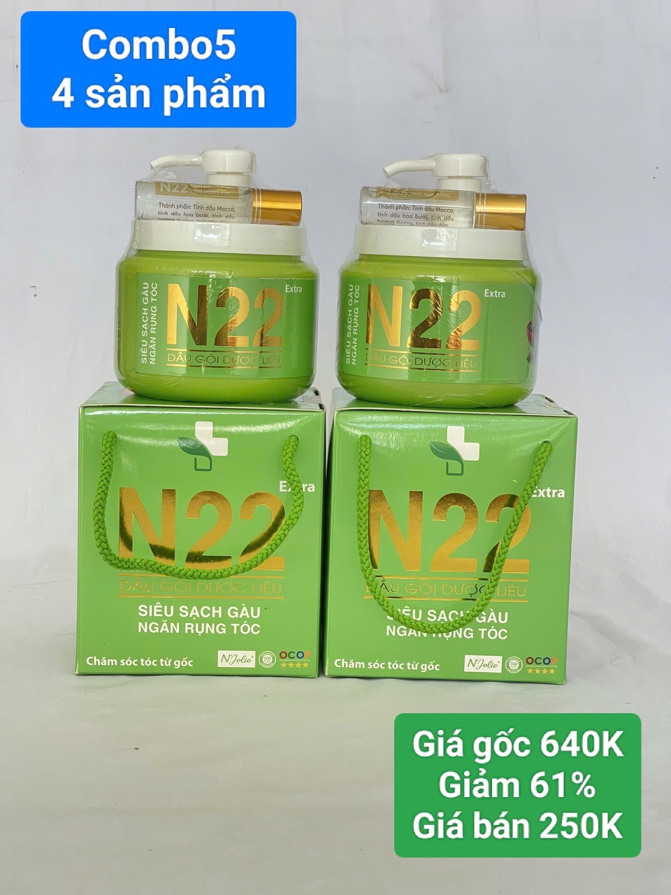 OCOP - DẦU GỘI DƯỢC LIỆU N22 - Chai 500g